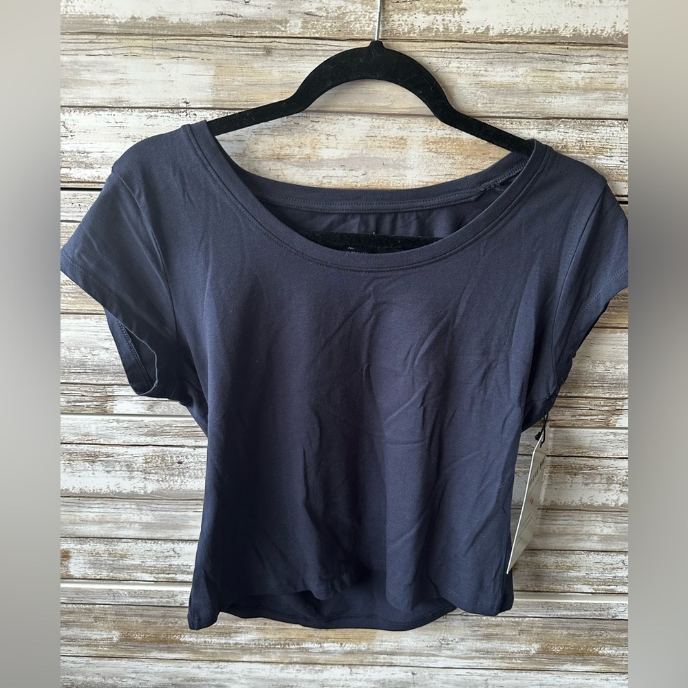 🖤 NWT Wet Seal Navy Slim Fit Essential Tee Shirt XL Juniors